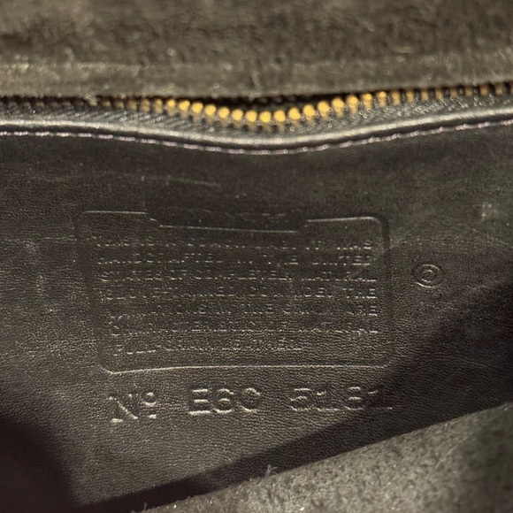 COACH A8C-5181 Black Vintage Colebrook Briefcase Top Handle Crossbody Laptop Bag - Picture 10 of 10